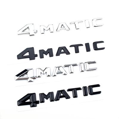 תלת מימד ABS לרכב תג תג תא מטען סמל 4MATIC לוגו עבור ECS GLC GLA GLS CLA W204 W205 W212 C117 W222 X156 X253