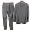 Gucci Wool Striped Pattern Suit Setup 46R Gray Men's Used