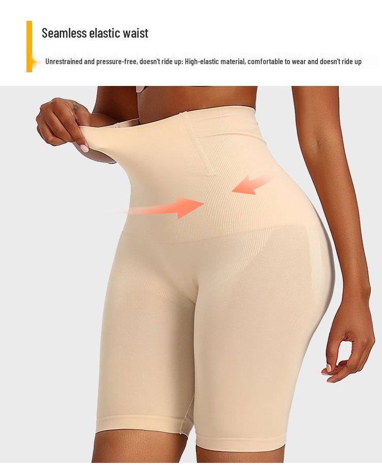 Übergröße High-Waist Anti-Roll Bauchweg Shapewear Shorts