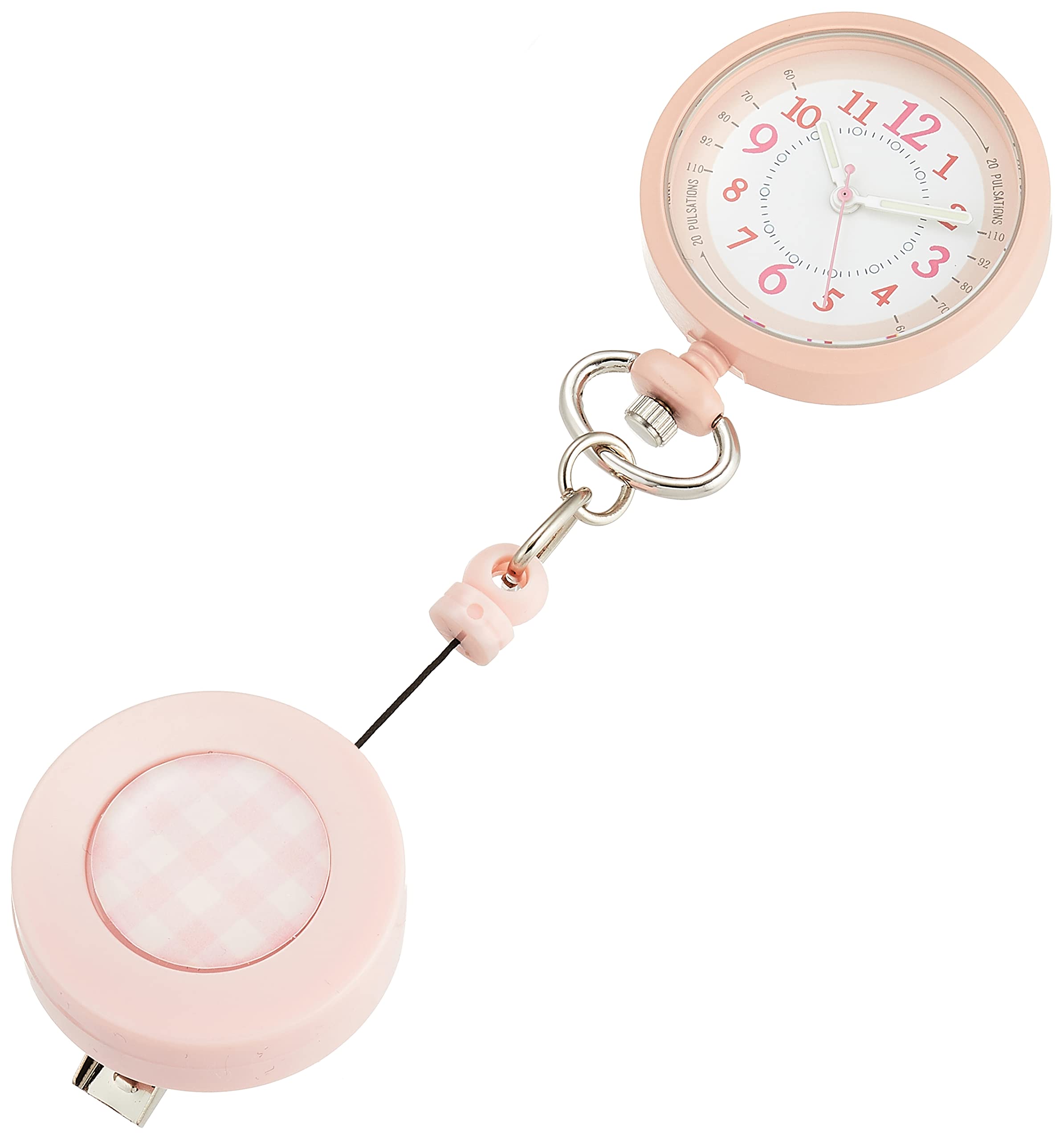 [Полевая работа] Карманные часы Часы медсестры с ретрактором, Светящиеся, GY017p-3, Женские