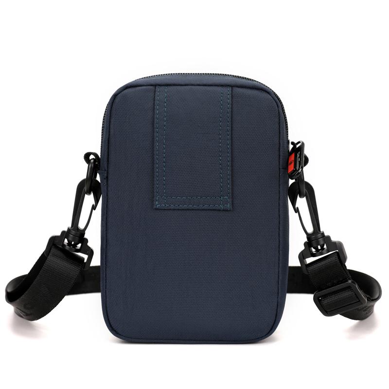 Mini Mobile Phone Bag Men's Shoulder Crossbody Bag Oxford Waist Bag