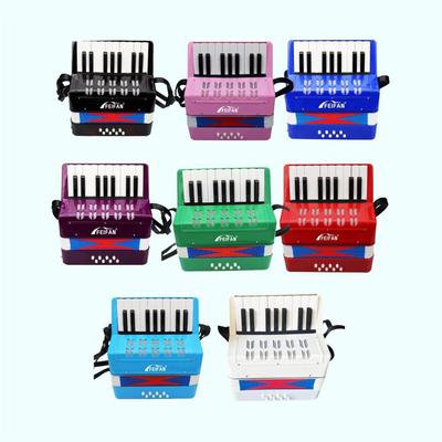 17 tangenter 8 bas Dragspel Minipiano Keyboards Nybörjare Barn Pedagogisk leksakspresent