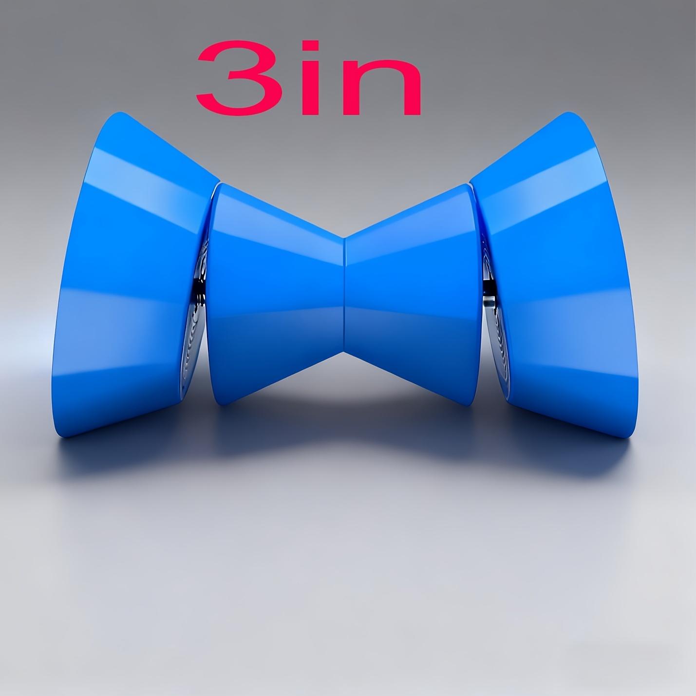 Boat Trailer Roller,3inch/4inch Boat Rollers for Trailer,Bow Roller with Bells and Bolt,1/2 in Shaft Boat Trailer Bow Stop 3inch