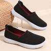 Women’s Wide Toe Slip On Mesh Flat Shoes Lightweight Shallow Mouth Casual Comfort Walking Footwear for Daily Use