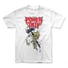 Power Trip Band T-shirt White Cotton All Sizes S To 5Xl Short Sleeve 2F127