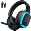 Wireless Gaming Headset for PS5 Bluetooth Connection Surround Latency 50mm Drivers Up To 70 Hours of Playtime Compatible with and Switch 5.3 /