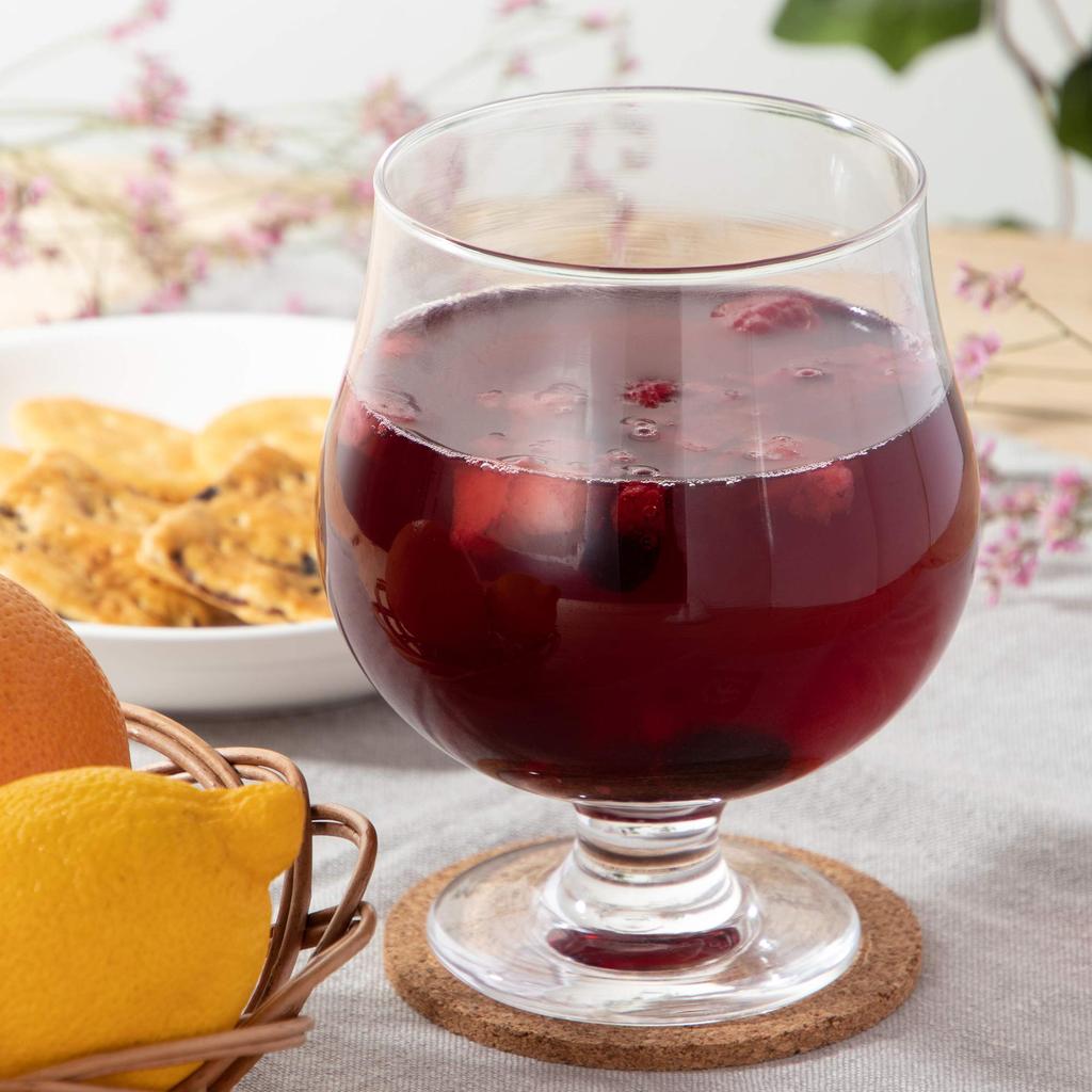 Toyo Sasaki Glass Tropical Punch, Clear, 660ml, Tropical Glass, Made In Japan, Dishwasher Safe, 35901, Standard