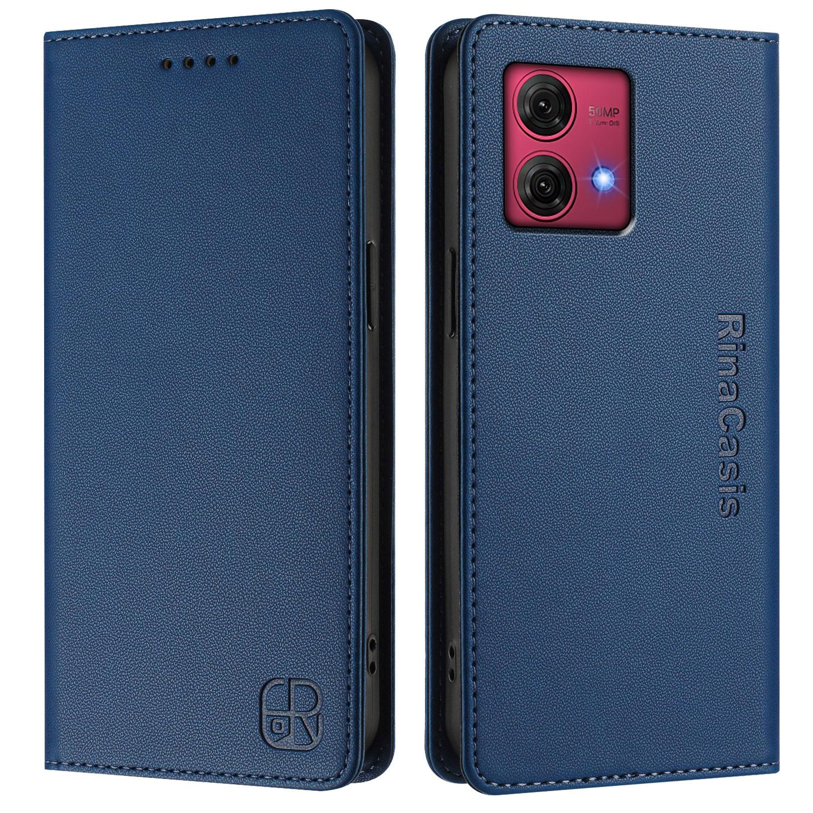 

Для Motorola Moto G84 5G Шкіряний чохол RINACASIS RC01 Чохол для телефону з RFID-блокуванням Гаманець Підставка F