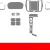 For Volvo S60 - Accessories Interior Thin Film Transparent TPU Protective Film Anti-Scratch Sticker