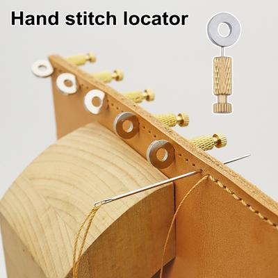 6Pcs Faux Leather Positioning Needle Heavy Duty Metal Leathercraft Located Needle DIY Faux Leather Suture Stitching Locking Pin
