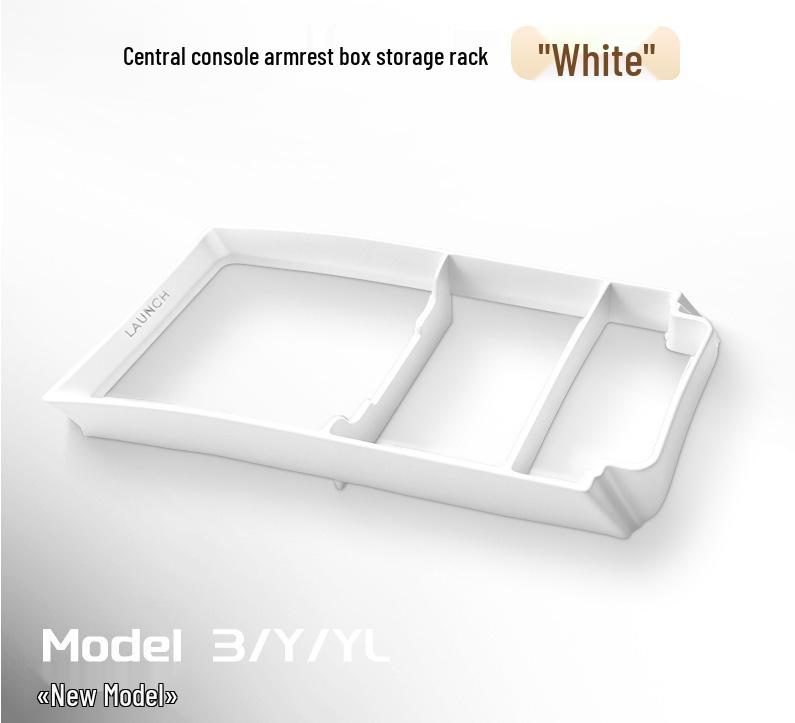 Refurbished Tesla Model 3/Y/YL Central Control Armrest Storage Box Accessories.