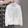 Stehkragenjacke Herren Frühling und Herbst Dünn Schlicht Lässig Trendige Marke Mode High-End Mantel