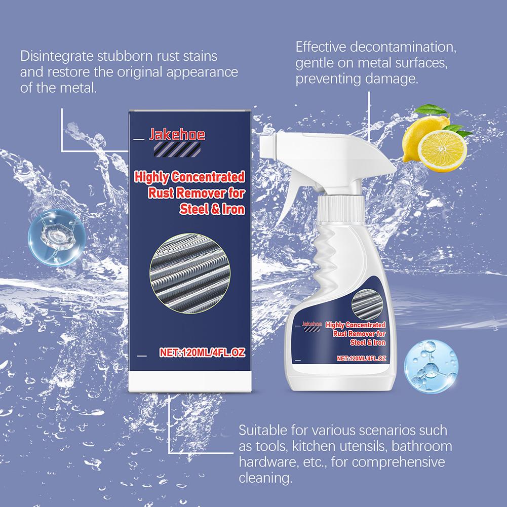 Rust Removal Liquid For Kitchen High-efficiency Practical Rust Spray For Home Bathroom