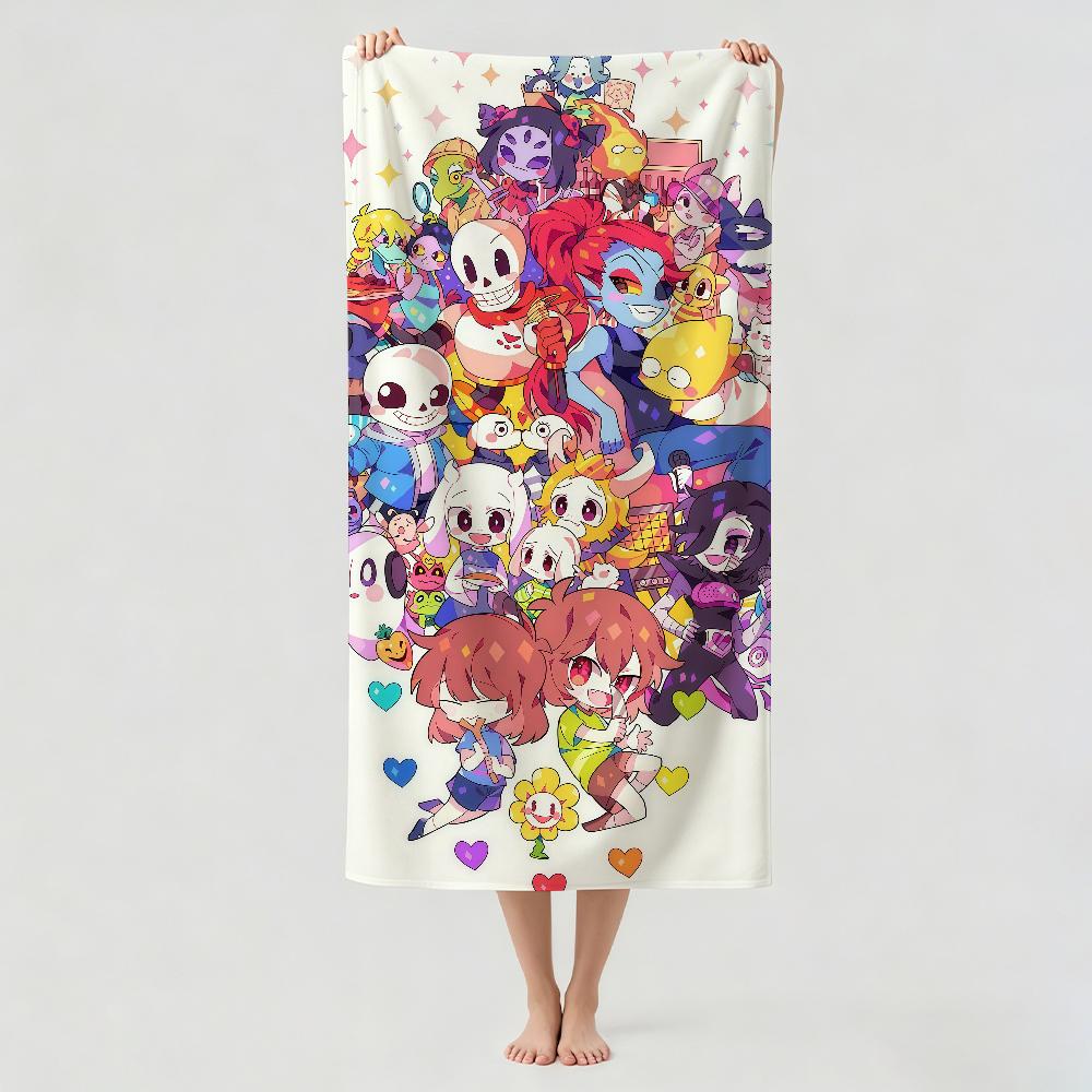 Adventure game U-undertale Towel Drying Bath Towel Applicable To Light Swimming Camping Yoga Beach Out