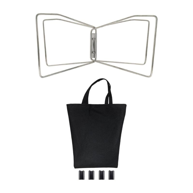 Rustproof Camping Box Support Frame Folding Stabilizers Base with Nonslip Pad Portable Storage Stand for Outdoor