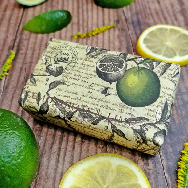 KewGardens Lemongrass & Lime Soap 240 g black