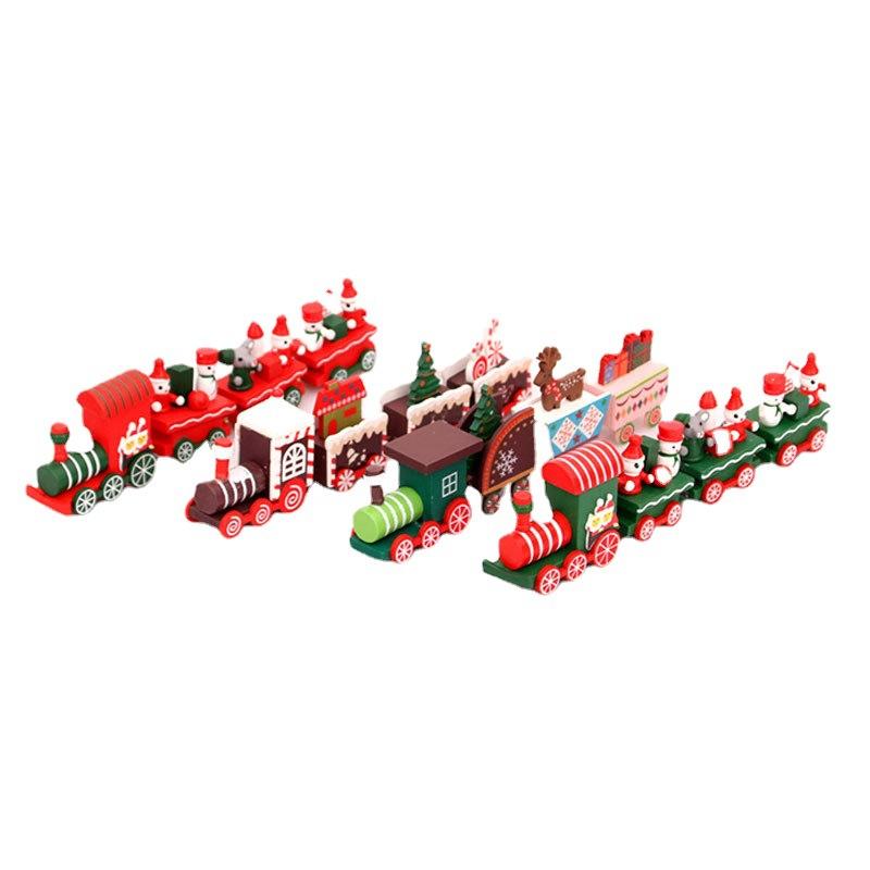 Christmas Decorations Christmas Wooden Train Window Decoration Christmas Gifts
