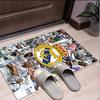 Tappeto con Fantasia Squadra di Calcio, Tappetino Interno/Esterno, per Picnic, Sala Giochi, Camera da Letto, Ufficio, Soggiorno, Tappeto Decorazione Casa, Regalo di Compleanno