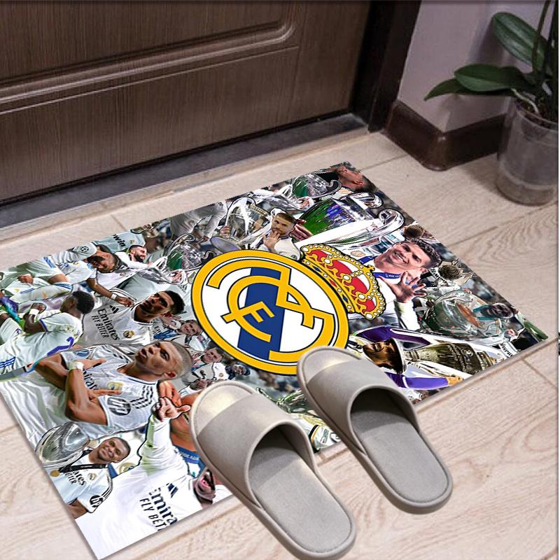 Tappeto con Fantasia Squadra di Calcio, Tappetino Interno/Esterno, per Picnic, Sala Giochi, Camera da Letto, Ufficio, Soggiorno, Tappeto Decorazione Casa, Regalo di Compleanno