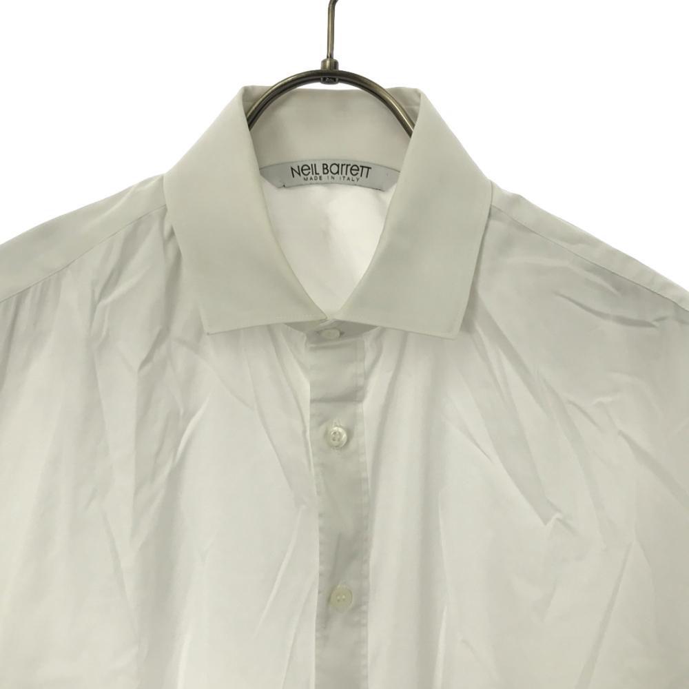 NEIL BARRETT made in Italy Long sleeve shirt 15/38 white Men's Used