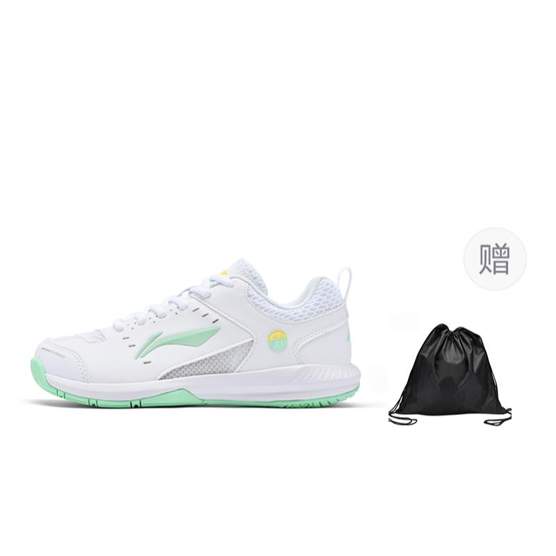 Li Ning Rocket Shoe 2.0 Slip Resistant, Breathable, Lightweight Low top Badminton Shoes Unisex Light Turquoise AYTU049-4