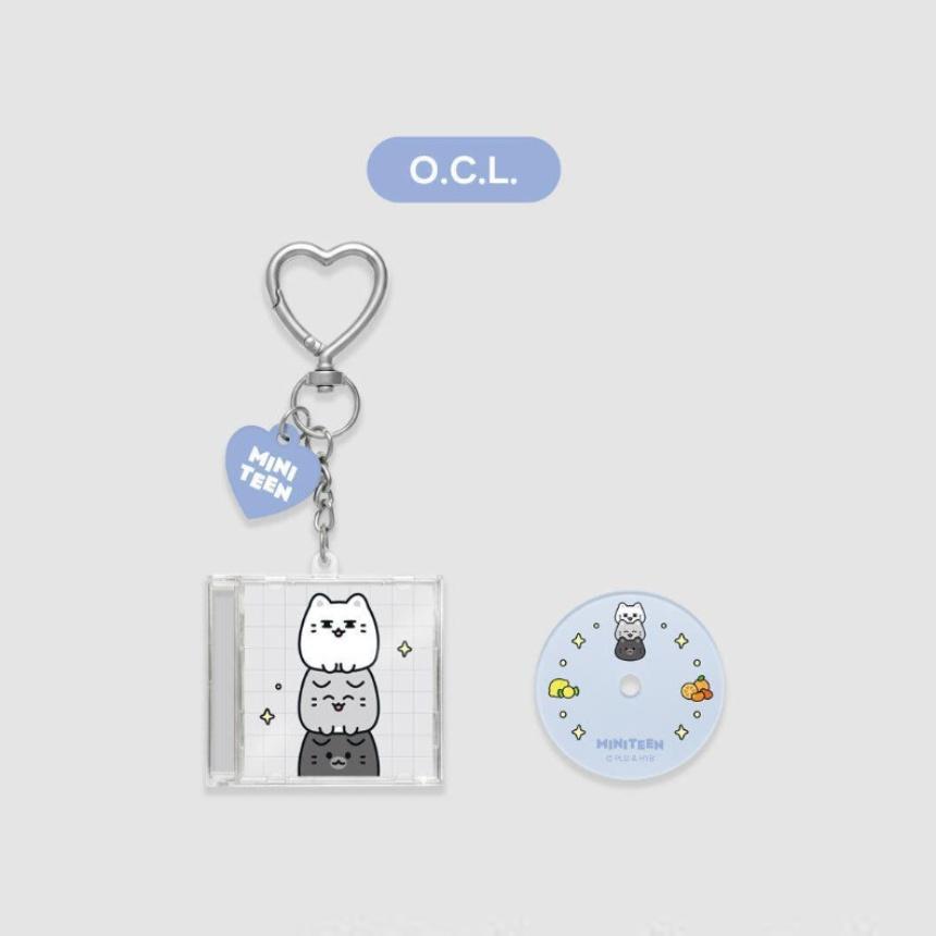 MINITEEN MINI PORTACHIAVI CD SEVENTEEN MERCHANDISE, Ufficiale, Originale, Autentico, KPOP
