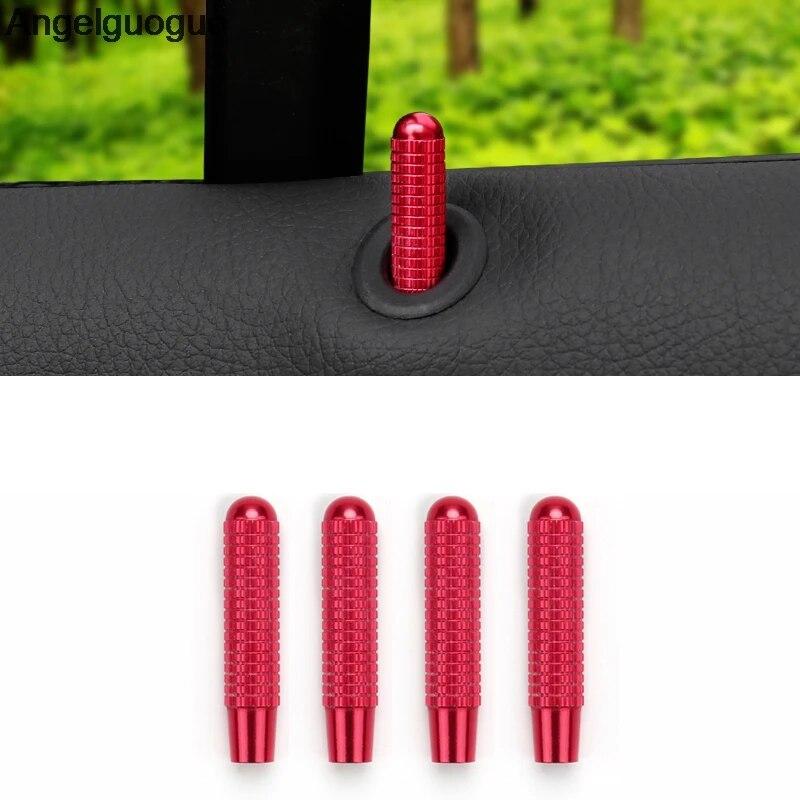 

Автомобильный стилистика Автомобильный дверной штифт подъемный замок декоративные накладки круговая отделка болтов блестки для Mercedes Benz CLA GLA A Class Red pin