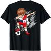 Dabbing Soccer Boy - Panama Jersey Panamanian Football Lover T-Shirt(1)
