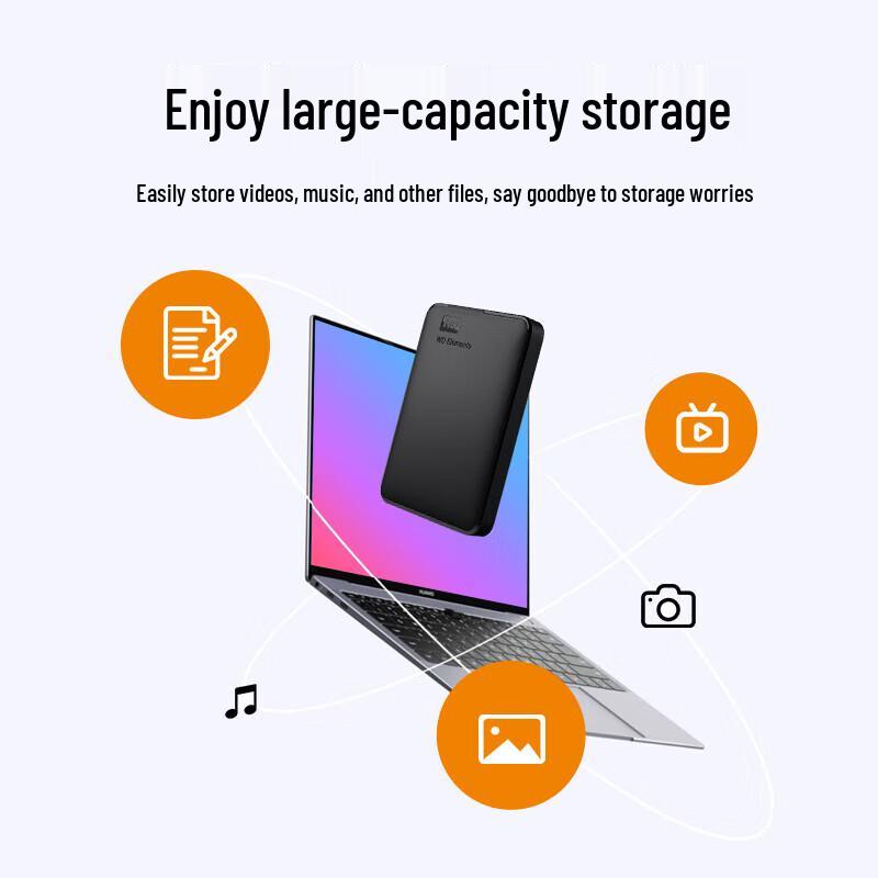 WD Elements Portable External Hard Drive