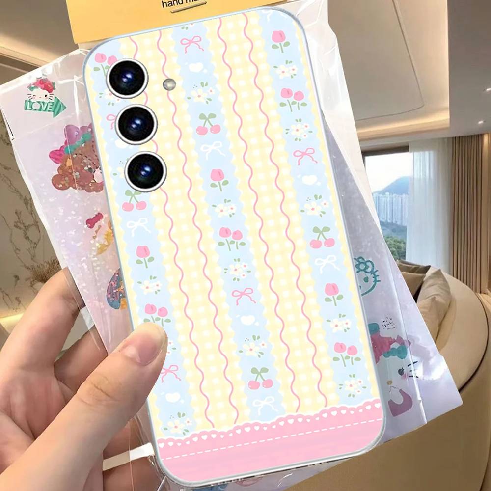 

Решетка,цветок,сердце,бант HD Прозрачный чехол для телефона For Samsung Galaxy A52,A12,A51,S24,S23,S22ULTRA,S21 Edge,S20LITE,Plus,U S23ultra5G