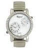 Rapport Dual Movement Watch 270006 Women's Silver Big Face