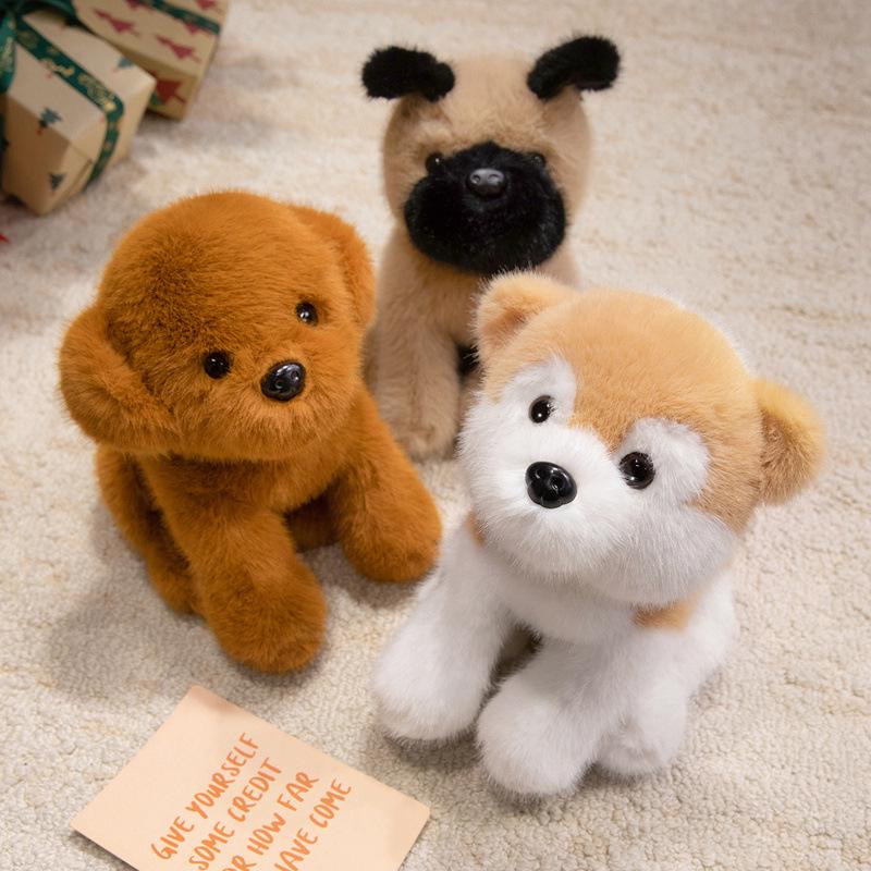 Small Plush Husky Shiba Inu Dog Toy - Soft Comfort Doll for Kids