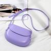 Pressure Shell Bag, Candy Color Saddle Bag, Women'S Fashion Versatile Small Square Bag, Solid Color Mobile Phone Bag, Shoulder Messenger Bag.