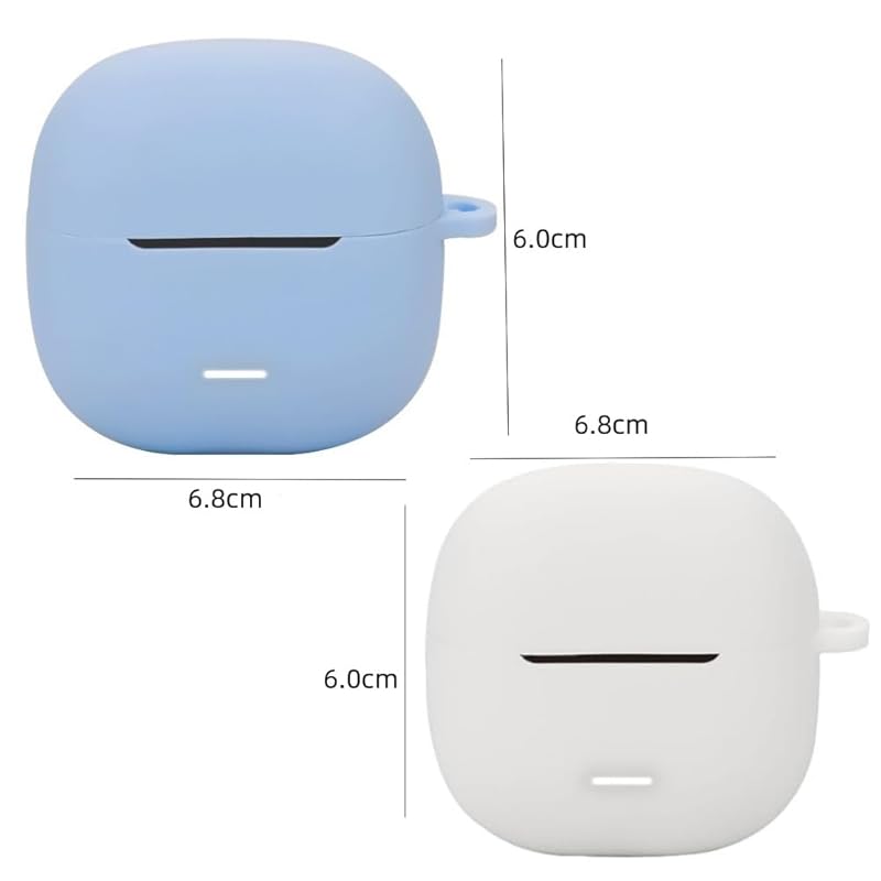 earphone case protective cover silicone material Equipped with a hook to prevent loss lightweight Scratch prevention Fall prevention dustproof Full