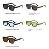 1/2PACK New Year Gift Retro Square Black Sunglasses Women Luxury Brand Designer Fashion Eyewear Men Outdoor UV400