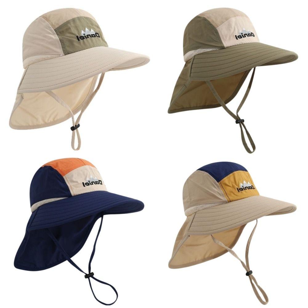 Wide Brim Outdoor Sports Hat Quick Dry Fishing Bucket Hat New Jungle Hiking Cap for Boys Girls