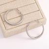 Trendy Gold Crisscross Wide Hoop Clip-On Earrings Minimalist Non-Pierced Jewelry for Women Daily Party Wear