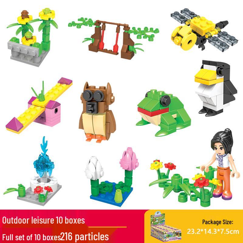 Xiaomingxing Bausteine - Kompatibel mit Lego, Pädagogisches Montagespielzeug mit kleinen Partikeln für Jungen