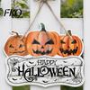 Decorative Halloween Pendant Pumpkin Door Hanging Decor, Spooky Festive Wall Ornament for Party Must-have Decoration Scene, Front Entryway