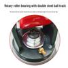 Heavy-Duty 8-inch Cast Iron PU Caster Wheel with Brake