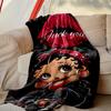1pc Easy-Care Betty Boop Blanket, Perfect for Couch, Bed, Home, Travel & More, Warm & Durable Printed Blanket