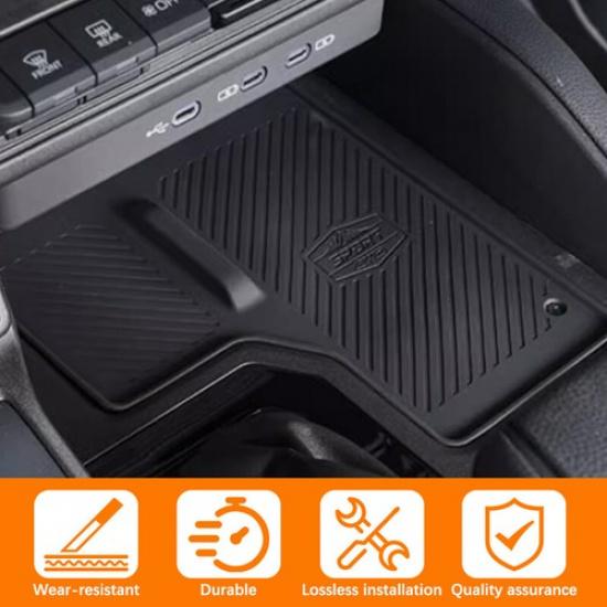 Central Console Wireless Charger Pad For 2024 2025 Toyota Land Cruiser 250 Prado