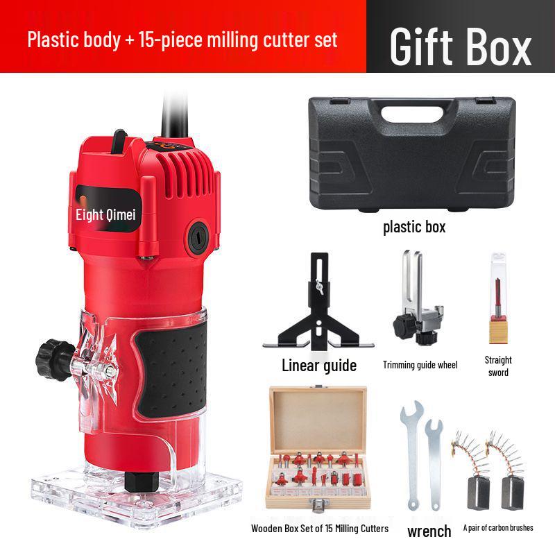 Industrial Grade Multifunctional Edge Trimmer Router for Woodworking and Engraving