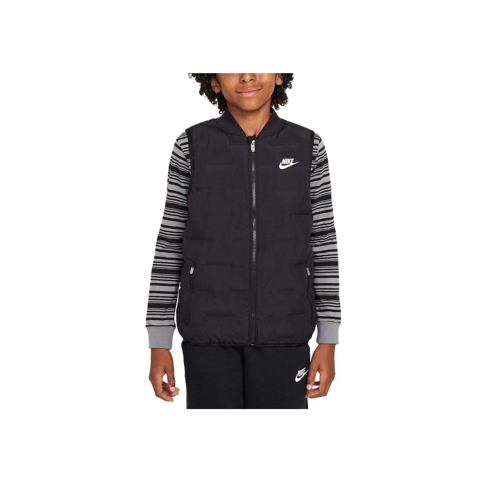 

Жилет Nike Down Vest Comfortable Casual Universal Kids Vests Black HQ7178-010 XL