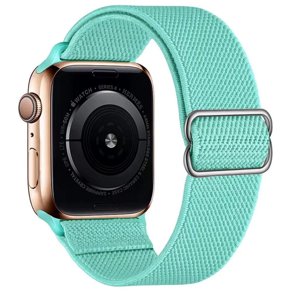 Elastic Woven Loop Strap for Apple Watch Series 8/7/6/5/4/3/2/se Adjustable Nylon Watch Strap for Iwatch 41 45mm 49mm 44 40mm Bracelet