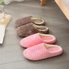 Women's Fashion Japanese Soft Slide Slippers Flat Bottom Cotton Slippers Non-Slip Indoor Comfortable All-Match Slippers
