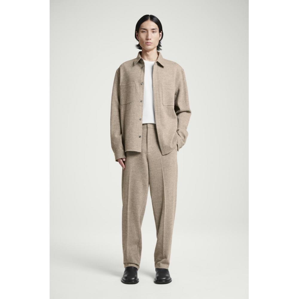 

Шерстяные брюки Cos Japan Regular Fit dark beige/XS