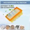 10 KFI 487 Vacuum Cleaner Bags with 2 KFI 4410 Filters for Karcher WD4 WD5 WD6 WD5P WD6P MV4 2.863-0