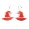 Halloween Geometric Witch Hat Earring Epoxy Resin Silicone Mold Luggage Bag Tags Casting Molds with Hole for DIY Crafts