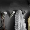 4pc 304 Stainless Steel Bathroom Towel Hook Brushed Gold Wall-mounted Coat Hook Hat Robe Key Bag Hanger Bathroom Hardware